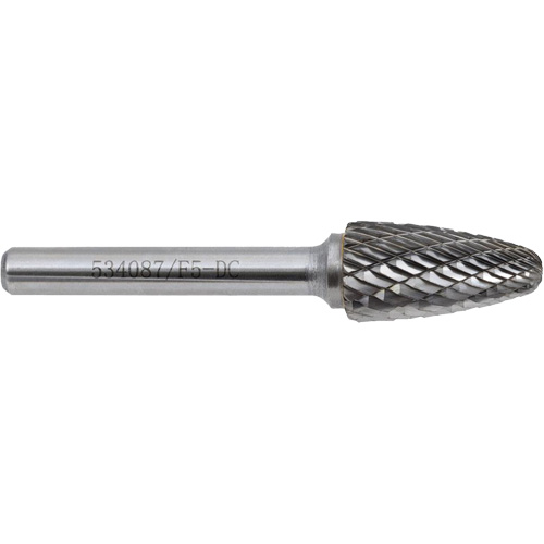 F1-DC Fraise arboriforme JET-KUT (embout rayon), 1/4" dia. M & M Nord Ouest Inc