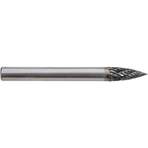 G1-DC JET-KUT&reg; Tree Shape Bur (Pointed End), 1/4" Dia. M & M Nord Ouest Inc