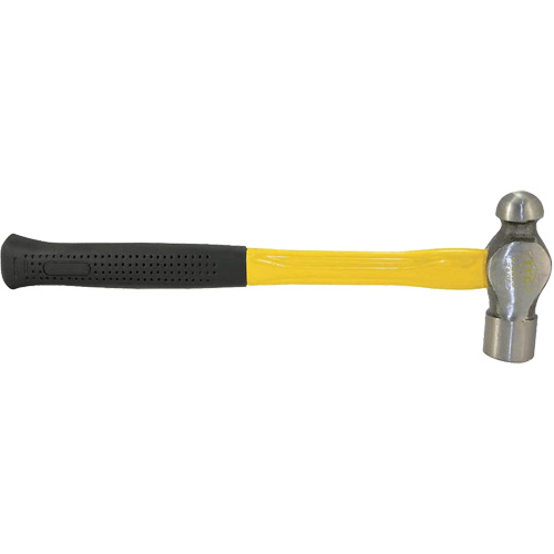 IBP-24F Ball Pein Hammer, 24 oz. Head Weight, Plain Face, Fibreglass Handle M & M Nord Ouest Inc
