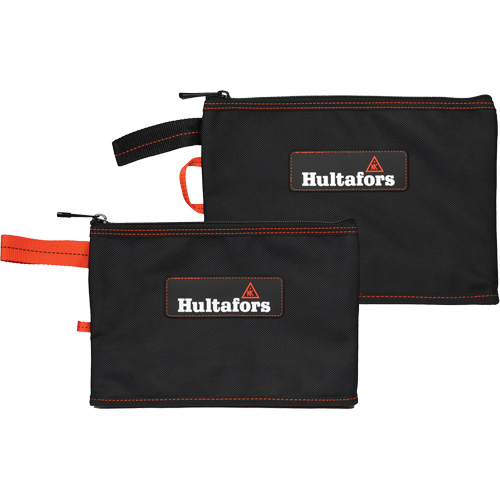 Multi-Purpose Zippered Bag, Ballistic Polyester, Black/Red M & M Nord Ouest Inc