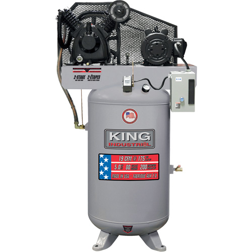 2-Stage Air Compressor, 80 Gal. (96 US Gal) M & M Nord Ouest Inc