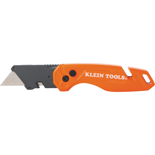 Folding Utility Knife With Blade Storage, 1" Blade, Steel Blade, Metal Handle M & M Nord Ouest Inc
