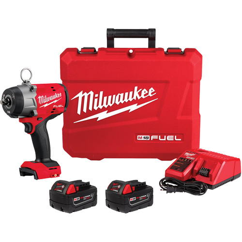Cl&eacute; &agrave; choc &agrave; couple &eacute;lev&eacute; M18 Fuel avec ensemble de cheville d'arr&ecirc;t, 18 V, Mandrin 1/2" M & M Nord Ouest Inc