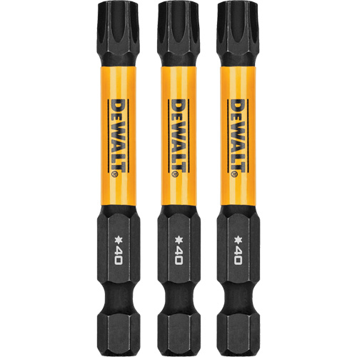Forets pour tournevis &agrave; chocs FLEXTORQ 3 mcx, Torx, T-40, Prise 1/4" M & M Nord Ouest Inc