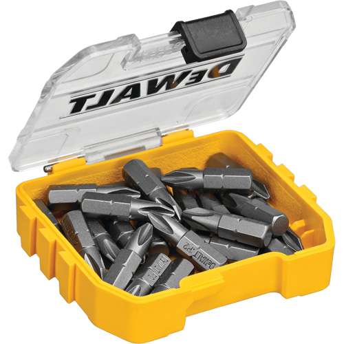 Jeu de forets standards 25 mcx avec syst&egrave;me ToughCase+, Phillips, #2, Prise 1/4" M & M Nord Ouest Inc