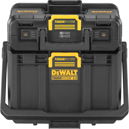 Baladeuse ajustable ToughSystem 2.0 avec rangement, 16" x 11" x 14", Noir/Jaune M & M Nord Ouest Inc