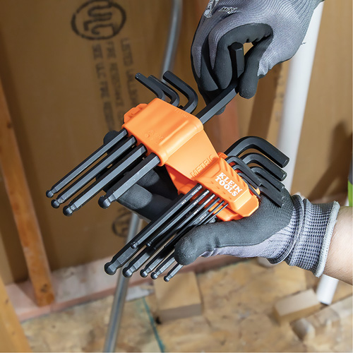 L-Style Long Ball-End Hex Key Set, 10 Pcs., Metric M & M Nord Ouest Inc