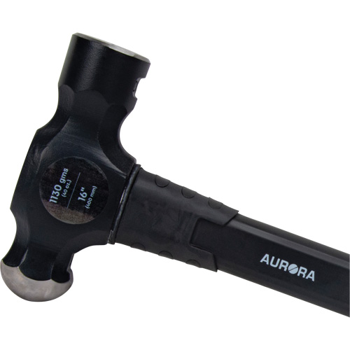 Marteau &agrave; panne ronde, Poids de la t&ecirc;te 40 oz, Face Ordinaire, Prise Fibre de verre M & M Nord Ouest Inc