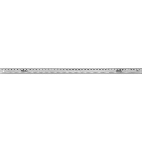 Aluminum Inch/Metric Straight Edge, 48" L, 2" W M & M Nord Ouest Inc