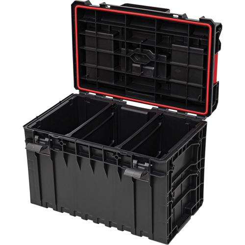 Arx Large Toolbox, 23" x 15-1/5" x 16-1/2", Black M & M Nord Ouest Inc
