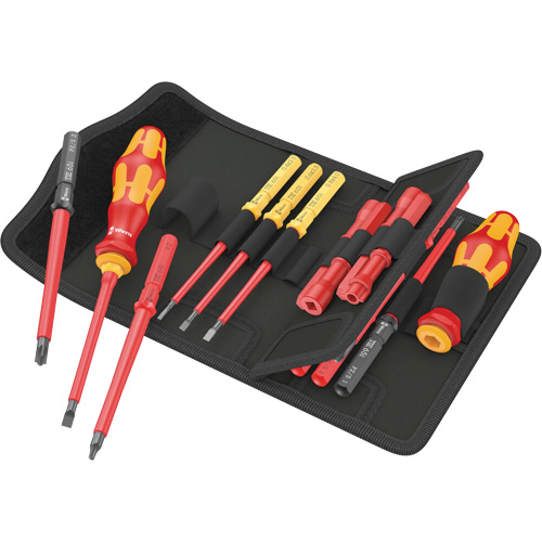 Jeu de tournevis isol&eacute;s pour vis fendues, 1000 V, 18 Mcx M & M Nord Ouest Inc