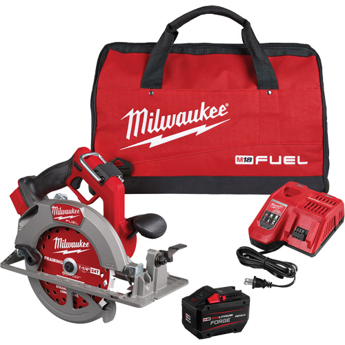 Fuel Circular Saw Kit, 7-1/4", 18 V M & M Nord Ouest Inc