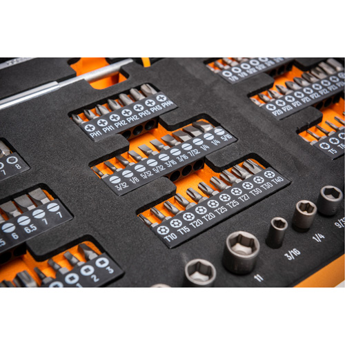 Slim Head Mechanics Tool Set in Foam Storage Tray M & M Nord Ouest Inc