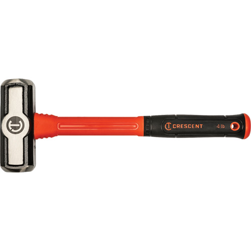 Fiberglass Engineer Hammer, 4 lbs Head Weight, 14" L M & M Nord Ouest Inc
