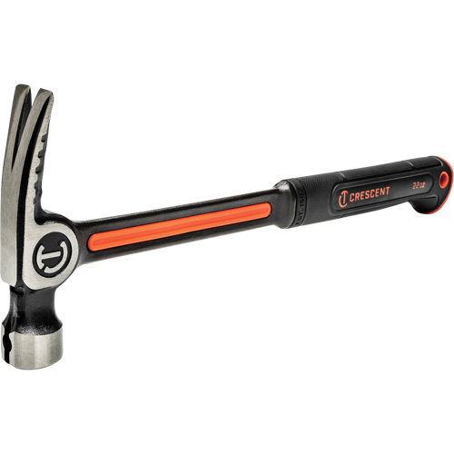 Steel Milled-Face Framing Hammer, 22 oz., Solid Steel Handle, 16" L M & M Nord Ouest Inc