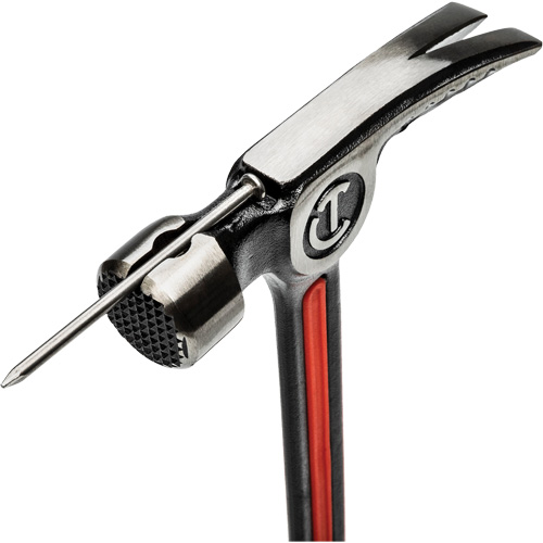 Steel Milled-Face Framing Hammer, 22 oz., Solid Steel Handle, 16" L M & M Nord Ouest Inc