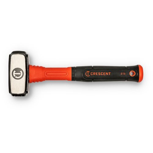 Drilling Hammer, 2 lbs., Cushion/Fibreglass Handle, 4" L M & M Nord Ouest Inc