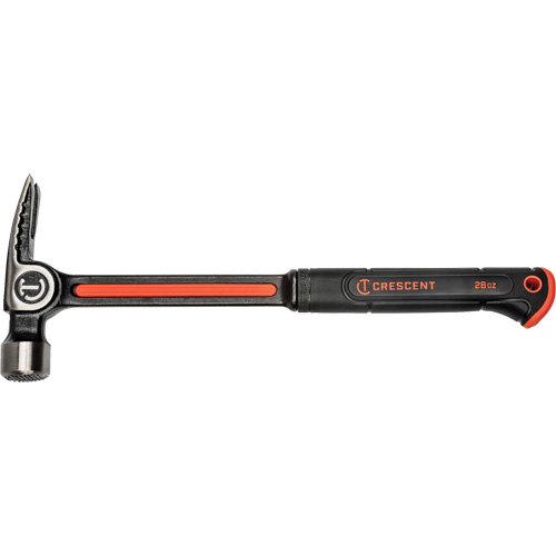 Milled-Face Framing Hammer, 28 oz., Solid Steel Handle, 16" L M & M Nord Ouest Inc