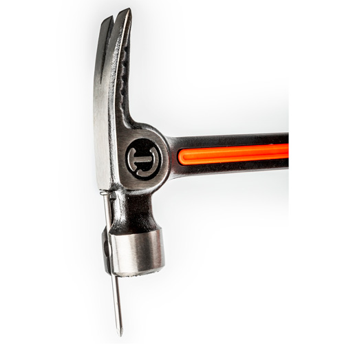 Milled-Face Framing Hammer, 28 oz., Solid Steel Handle, 16" L M & M Nord Ouest Inc