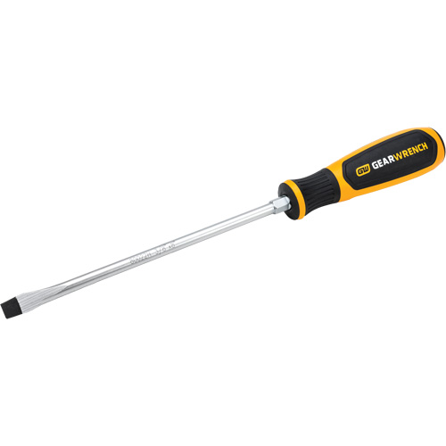 Slotted Dual Material Screwdriver, 3/8", 13-1/10" L, Plastic Handle M & M Nord Ouest Inc