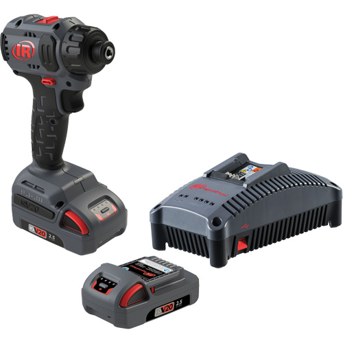 Ensemble de tournevis compact sans fil, 1/4", 37 lb-pi Couple max., 20 V, Lithium-ion M & M Nord Ouest Inc