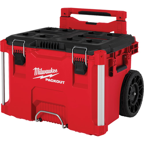 Boîte &agrave; outils sur roues PACKOUT, 18" x 22" x 19-1/2", Noir/Rouge M & M Nord Ouest Inc