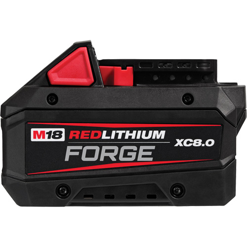 REDLITHIUM FORGE XC8.0 Battery Pack, Lithium-Ion, 18 V, 8 Ah M & M Nord Ouest Inc