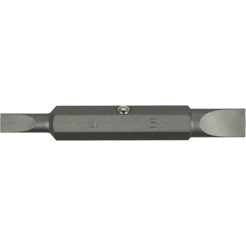Screwdriver Bit, Slot, 4 mm/6 mm M & M Nord Ouest Inc