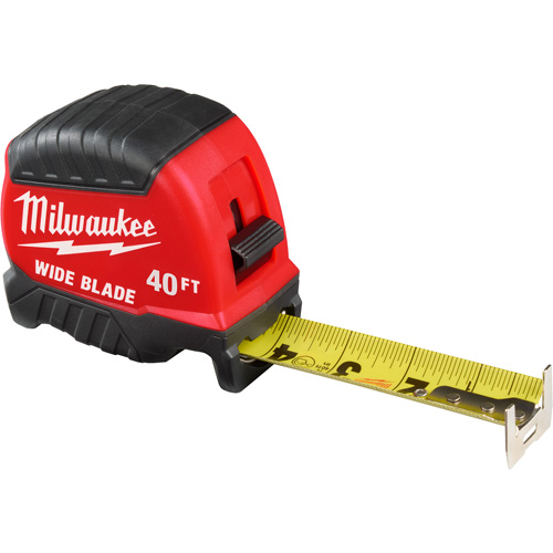 Wide Blade Tape Measure, 1-3/8" x 40' M & M Nord Ouest Inc