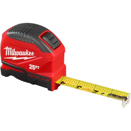 Auto-Lock Tape Measure, 1" x 25' M & M Nord Ouest Inc