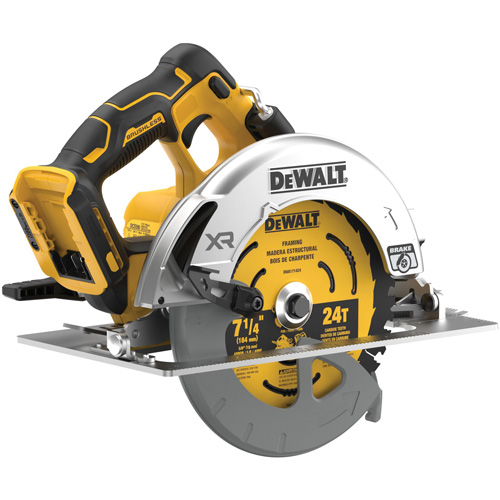 Scie circulaire sans fil et sans balai XR (outil seulement), 7-1/4", 20 V M & M Nord Ouest Inc