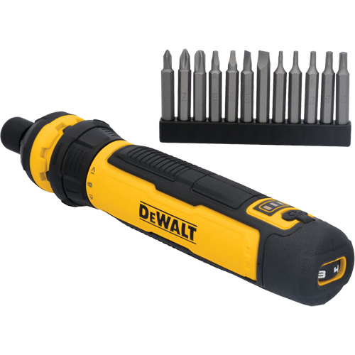 14-Piece Cordless Screwdriver Set with FLEXDRIVE Control, 4 V, 44 in-lbs/5 Nm Max. Torque M & M Nord Ouest Inc