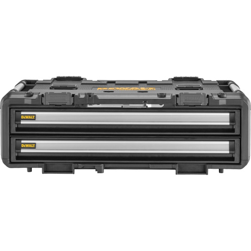 Bloc &agrave; 2 tiroirs TOUGHSYSTEM 2.0 DXL, 30" x 21-13/20" x 10", Noir/Jaune M & M Nord Ouest Inc