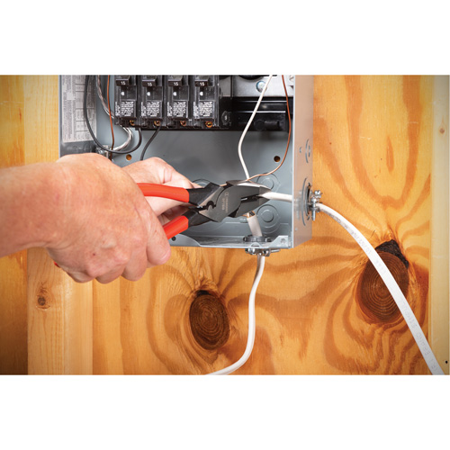 Dipped Handle Lineman Fish Tape Puller Pliers M & M Nord Ouest Inc