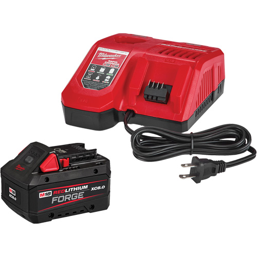 Ensemble de batterie de d&eacute;marrage M18 Redlithium Forge XC8.0, 18 V, Lithium-ion M & M Nord Ouest Inc