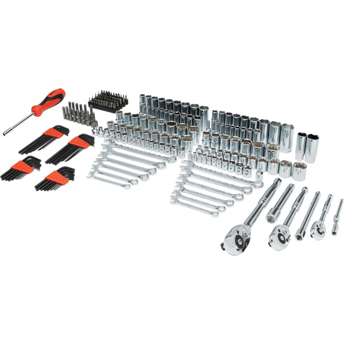 Jeu d'outils manuels pour m&eacute;canicien 1/4", 3/8" & 1/2" avec mallette de transport &agrave; 3 tiroirs M & M Nord Ouest Inc