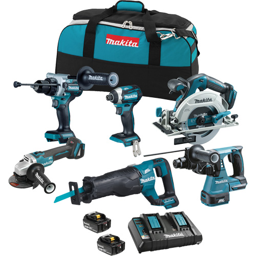 Ensemble 6 outils &agrave; moteur sans balai LXT, Lithium-ion, 18 V M & M Nord Ouest Inc