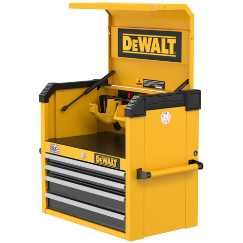 Coffre &agrave; outils robuste, 26" la, 4 tiroirs, Jaune M & M Nord Ouest Inc