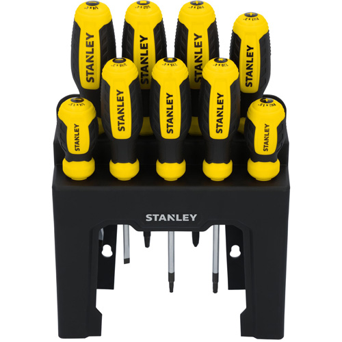Screwdriver Set with Stand, 9 M & M Nord Ouest Inc