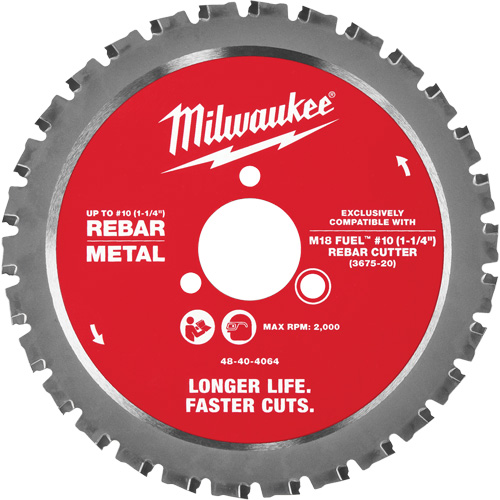 #10 (1-1/4”) Rebar Cutting Blade, 1-1/4" M & M Nord Ouest Inc