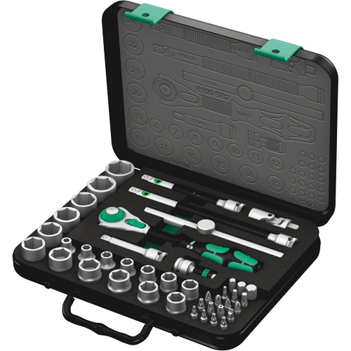 Jeu de cliquets rapides Zyklop 8100 SB 2, 43 Mcx, Prise de 3/8" M & M Nord Ouest Inc