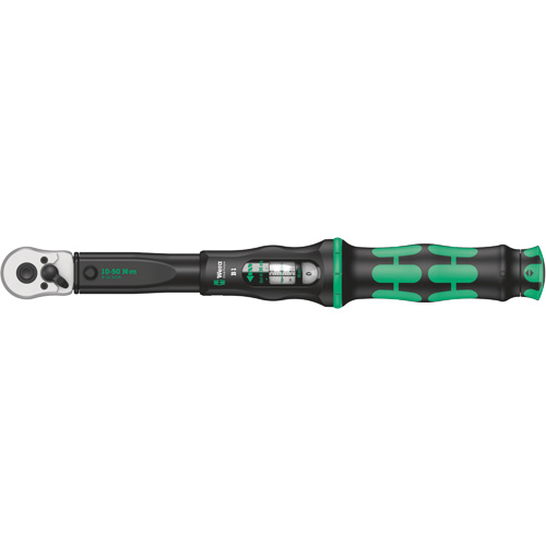 Click-Torque B Torque Wrench with Reversible Ratchet, Click, 3/8" Square Drive, 10 - 50 Nm M & M Nord Ouest Inc