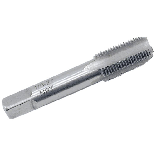 Taraud d'alliage pour tuyau, 3/8"-18, Conique, Carbure M & M Nord Ouest Inc