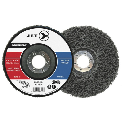 POWERSTRIP XCL T27 Surface Preparation Depressed Centre Wheel, 5" Dia., Coarse Grit M & M Nord Ouest Inc