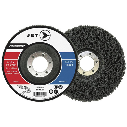 POWERSTRIP XCL Surface Preparation Depressed Centre Wheel, 4-1/2" Dia. M & M Nord Ouest Inc
