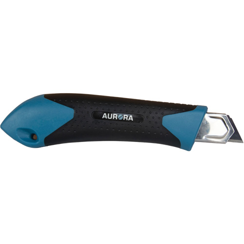 Couteau professionnel de 18 mm, Acier inoxydable, Robuste, Prise en Caoutchouc M & M Nord Ouest Inc
