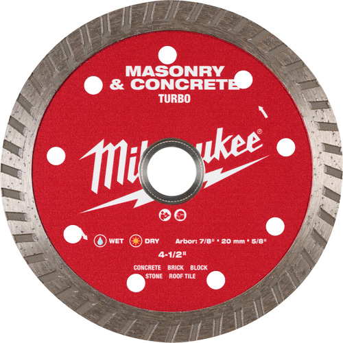 Turbo Masonry & Concrete Diamond Blade M & M Nord Ouest Inc