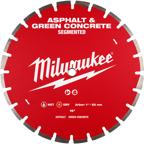 Asphalt & Green Concrete Segmented Diamond Blade M & M Nord Ouest Inc