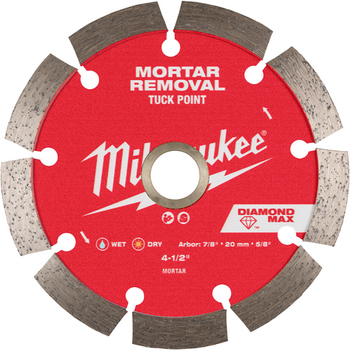 DIAMOND MAX Tuck Point Diamond Blade M & M Nord Ouest Inc