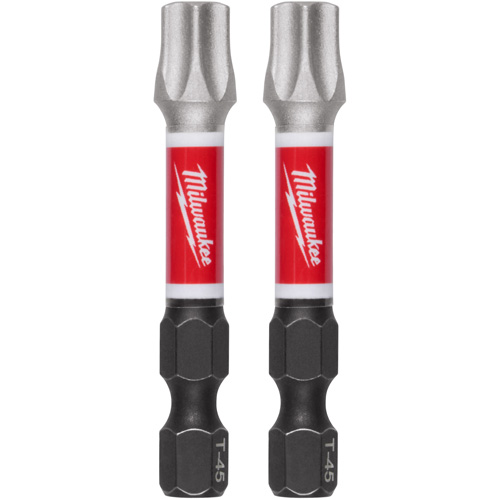 Embouts &agrave; choc SHOCKWAVE, Torx, T-45 M & M Nord Ouest Inc